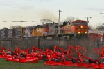 BNSF 7824, 726, NREX 2779, 2746